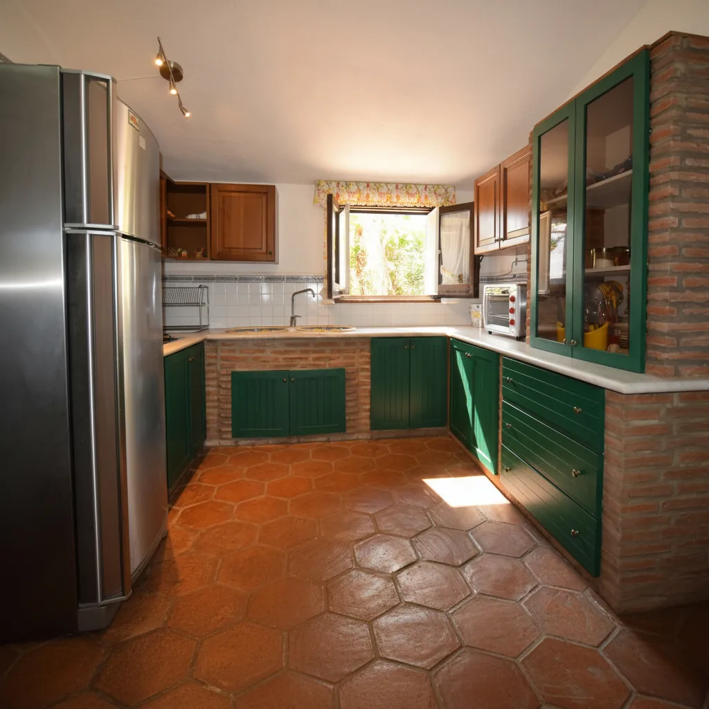 Cucina attrezzata in villa a San Lorenzo vicino Marzamemi